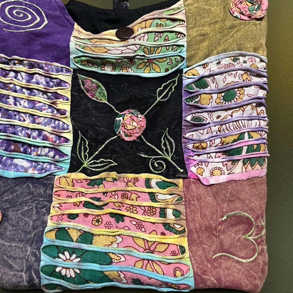 Patchwork Shoulder Bag - Multicolor - image 2